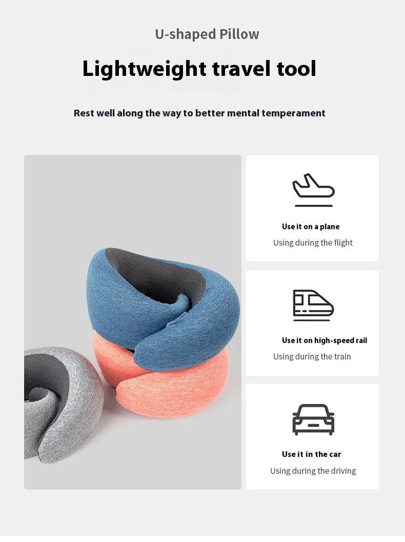 Memory Foam Travel Pillow