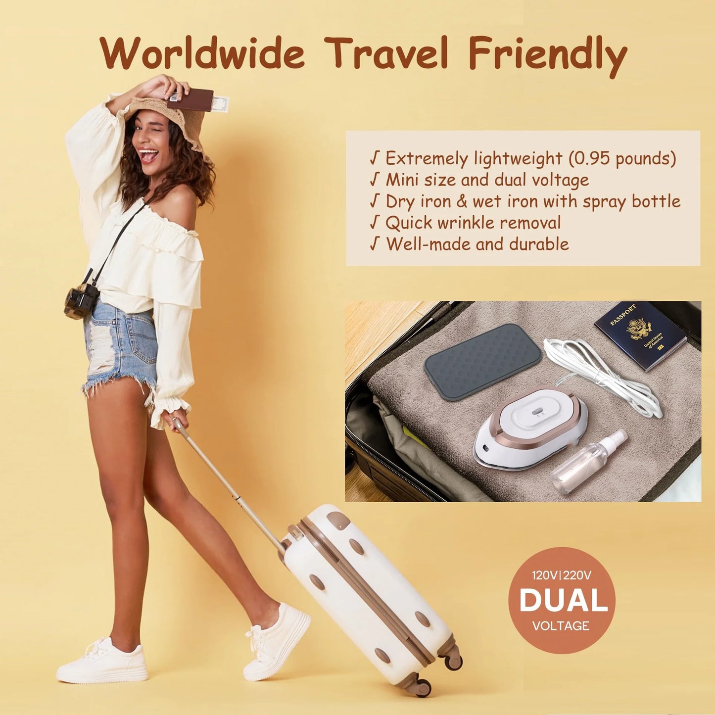 Mini Travel Iron